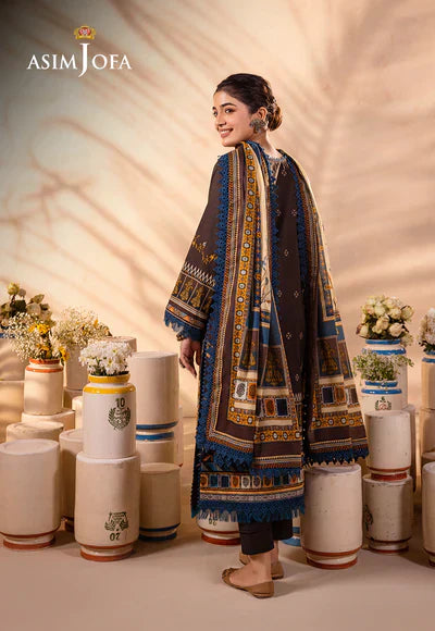 Asim Jofa | Prints Essentials | AJUB-18 - by - Libasekhas UK - Registered Vendor of : Asim Jofa - 100% Original Designer Dresss