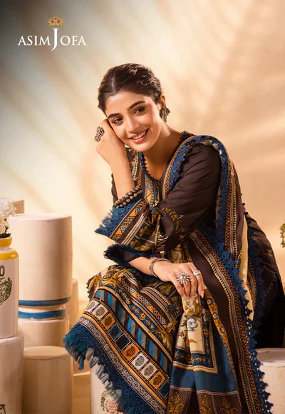 Asim Jofa | Prints Essentials | AJUB-18 - by - Libasekhas UK - Registered Vendor of : Asim Jofa - 100% Original Designer Dresss