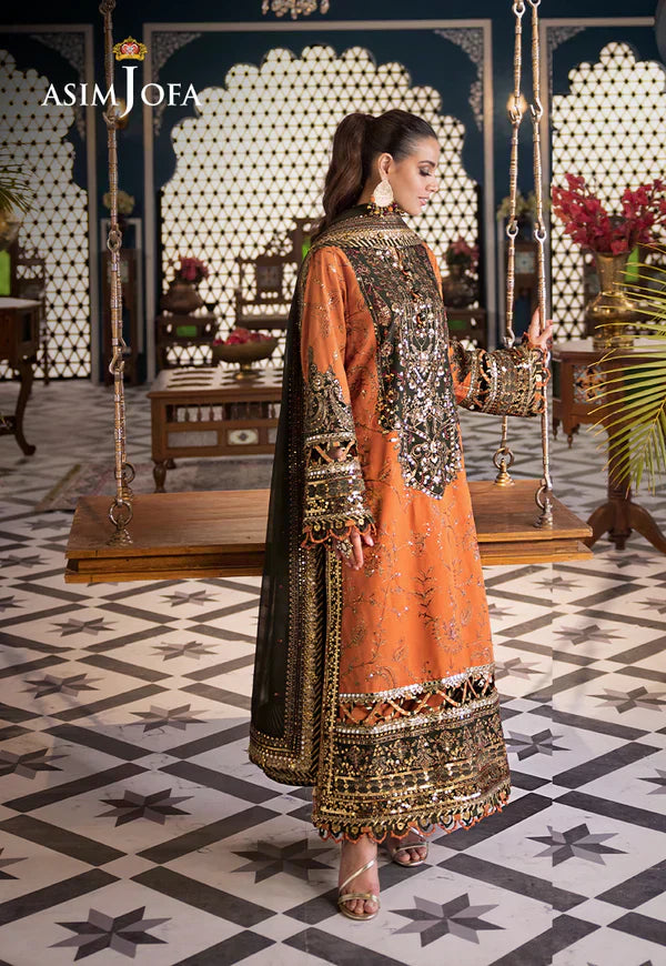 Asim Jofa | Fasana e Ishq Eid Luxury Lawn | AJFI-24 - by - Libasekhas UK - Registered Vendor of : Asim Jofa - 100% Original Designer Dresss