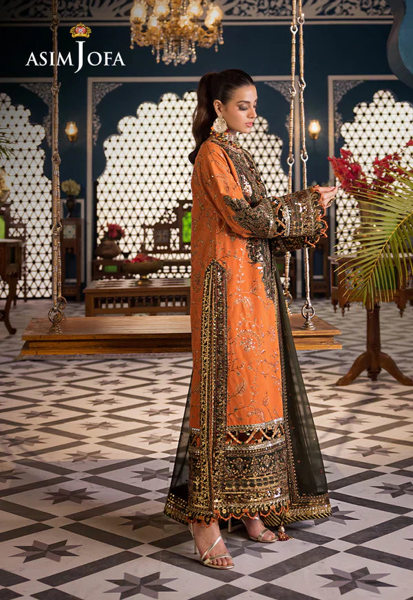 Asim Jofa | Fasana e Ishq Eid Luxury Lawn | AJFI-24 - by - Libasekhas UK - Registered Vendor of : Asim Jofa - 100% Original Designer Dresss