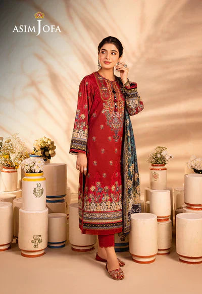Asim Jofa | Prints Essentials | AJUB-02 - by - Libasekhas UK - Registered Vendor of : Asim Jofa - 100% Original Designer Dresss