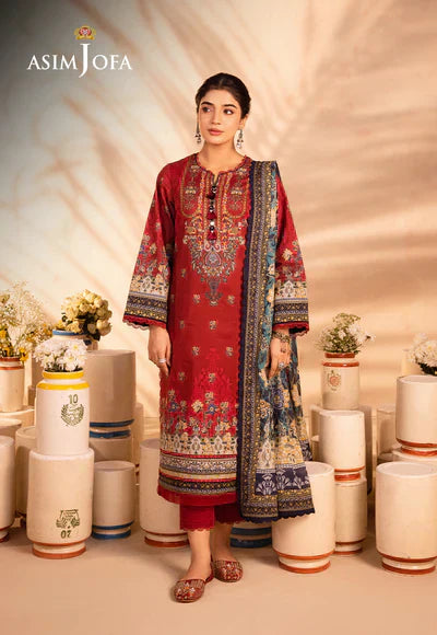 Asim Jofa | Prints Essentials | AJUB-02 - by - Libasekhas UK - Registered Vendor of : Asim Jofa - 100% Original Designer Dresss