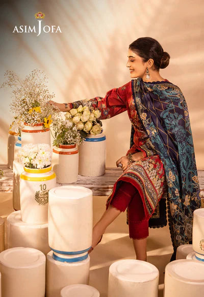 Asim Jofa | Prints Essentials | AJUB-02 - by - Libasekhas UK - Registered Vendor of : Asim Jofa - 100% Original Designer Dresss