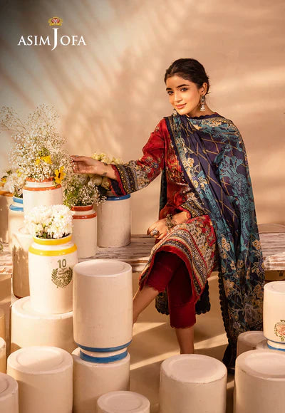 Asim Jofa | Prints Essentials | AJUB-02 - by - Libasekhas UK - Registered Vendor of : Asim Jofa - 100% Original Designer Dresss