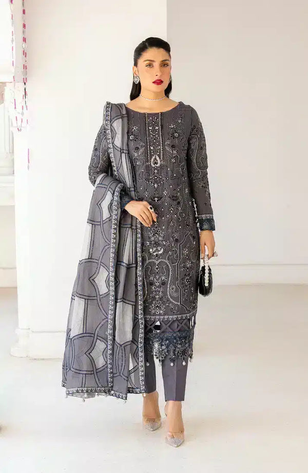 Emaan Adeel | Zimal Luxury Formals 23 | ZM 08 ZEBA - by - Libasekhas UK - Registered Vendor of : Emaan Adeel - 100% Original Designer Dresss