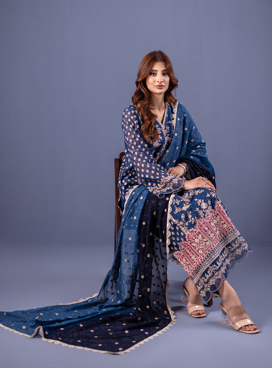 Zainab Chottani | Eid Festive Vol 1 | MAAHRU - by - Libasekhas UK - Registered Vendor of : Zainab Chottani - 100% Original Designer Dresss