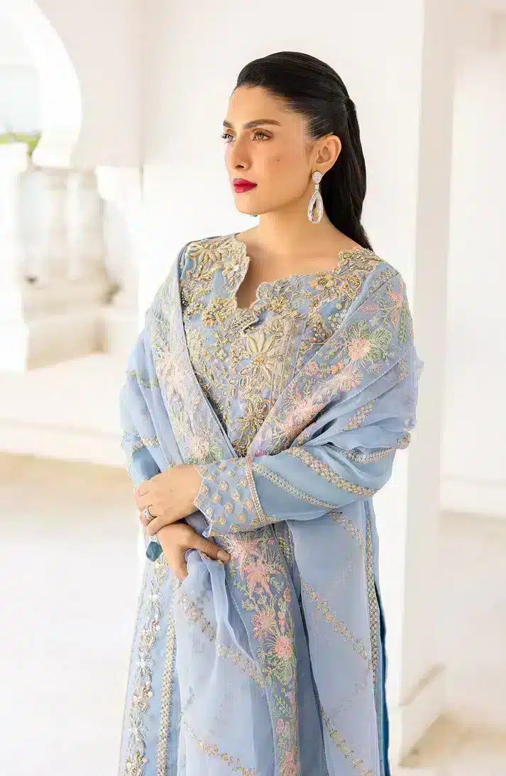 Emaan Adeel | Zimal Luxury Formals 23 | ZM 03 ARZISH - by - Libasekhas UK - Registered Vendor of : Emaan Adeel - 100% Original Designer Dresss