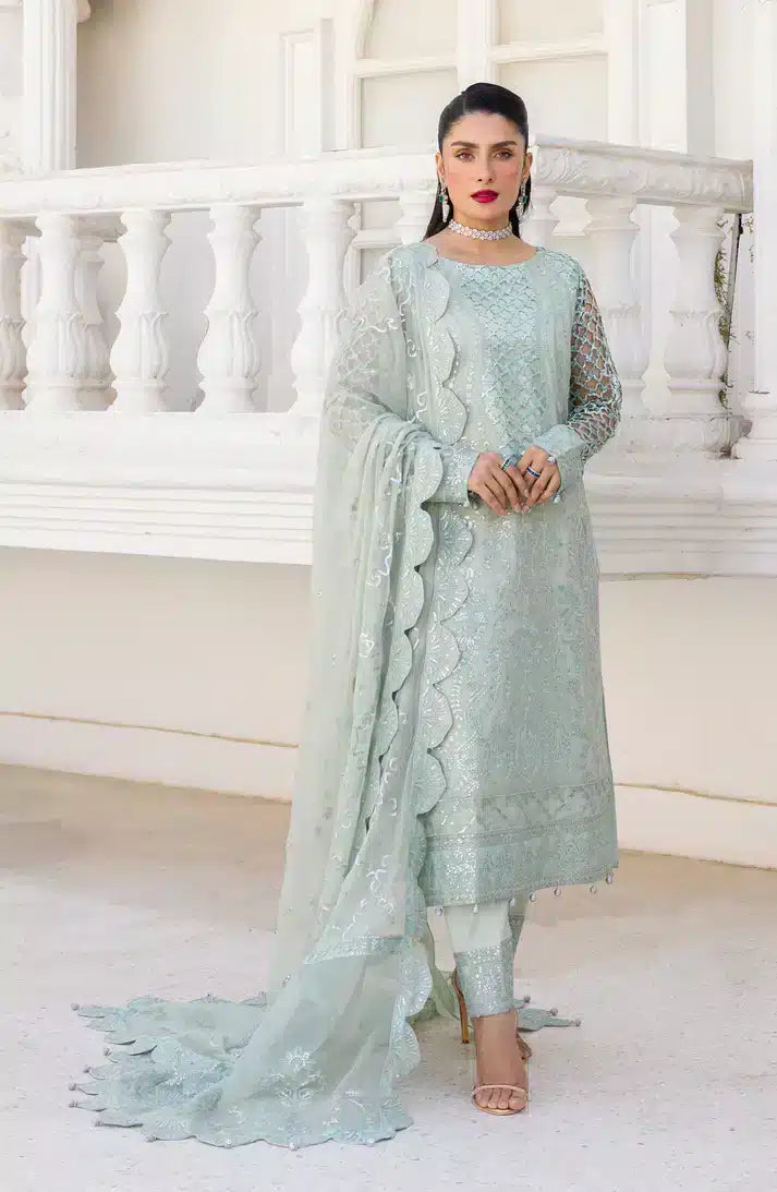 Emaan Adeel | Zimal Luxury Formals 23 | ZM 07 ZERNAAB - by - Libasekhas UK - Registered Vendor of : Emaan Adeel - 100% Original Designer Dresss