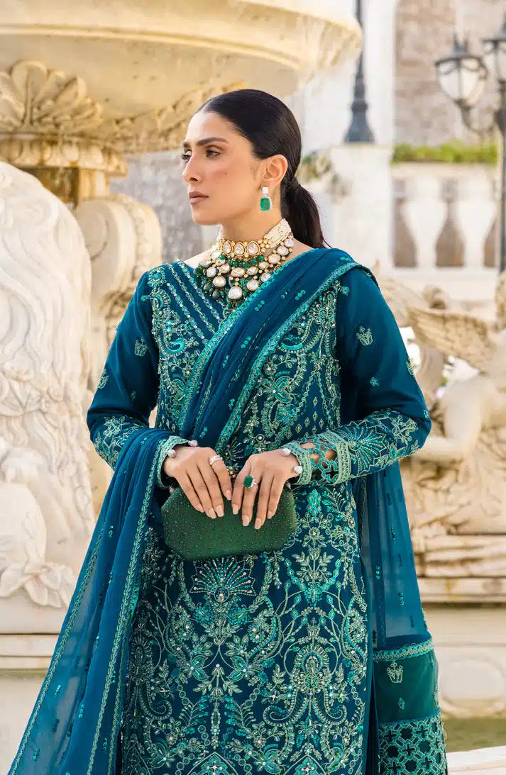 Emaan Adeel | Zimal Luxury Formals 23 | ZM 04 NOORI - by - Libasekhas UK - Registered Vendor of : Emaan Adeel - 100% Original Designer Dresss
