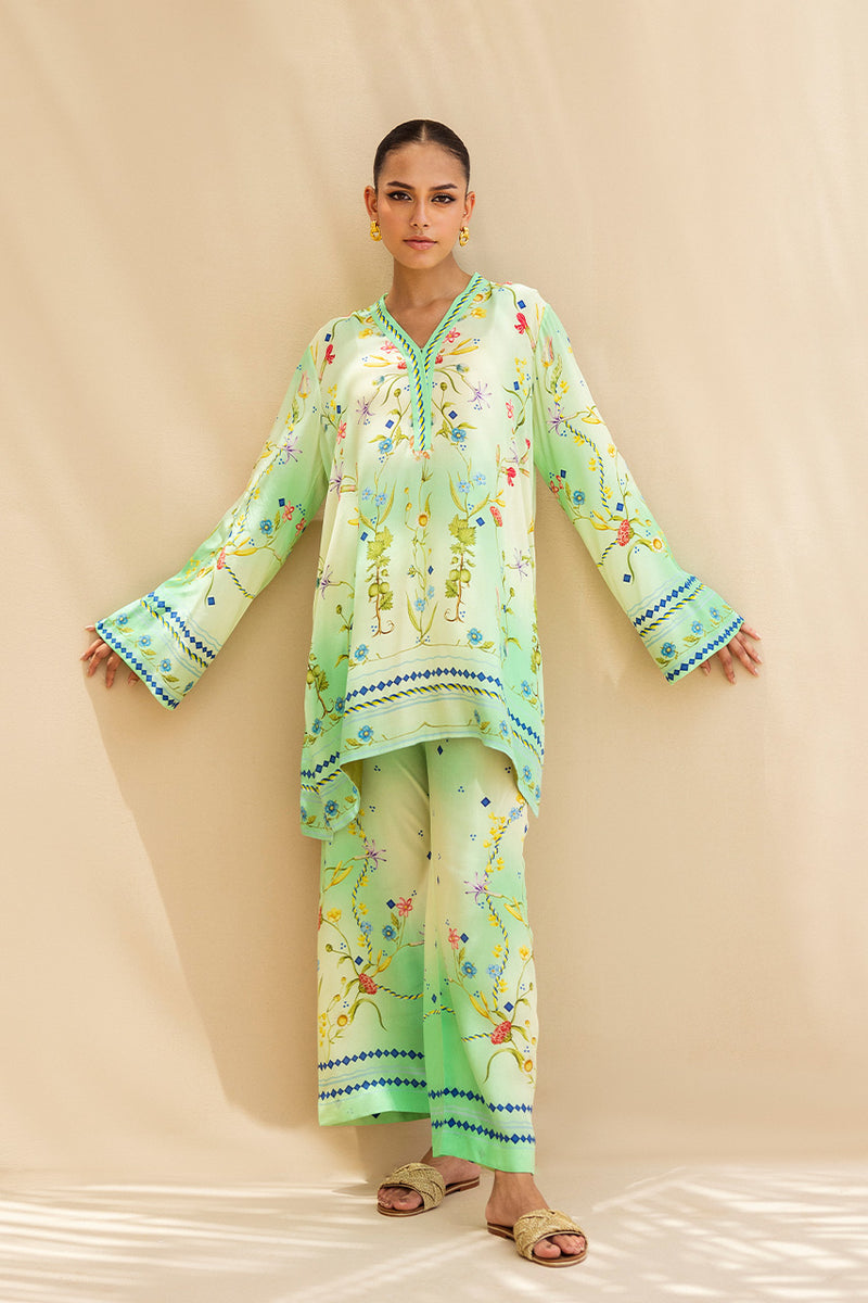 Sania Maskatiya | Mirra Luxury Pret 25 | Nema (B) - by Libasekhas UK - Registered Vendor of : Sania Maskatiya - 100% Original Designer Dress
