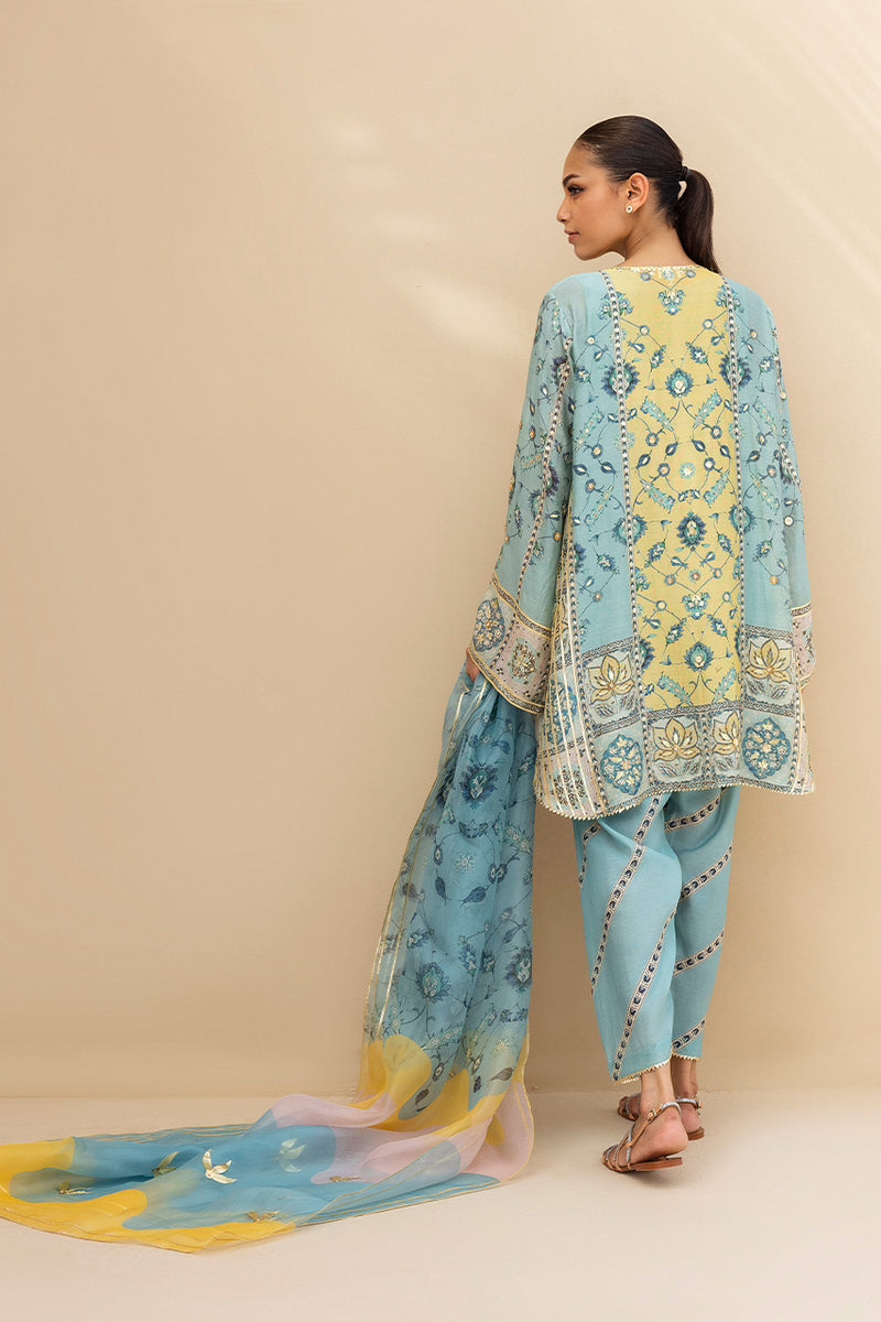 Sania Maskatiya | Mirra Luxury Pret 25 | Aiva (B) - by Libasekhas UK - Registered Vendor of : Sania Maskatiya - 100% Original Designer Dress