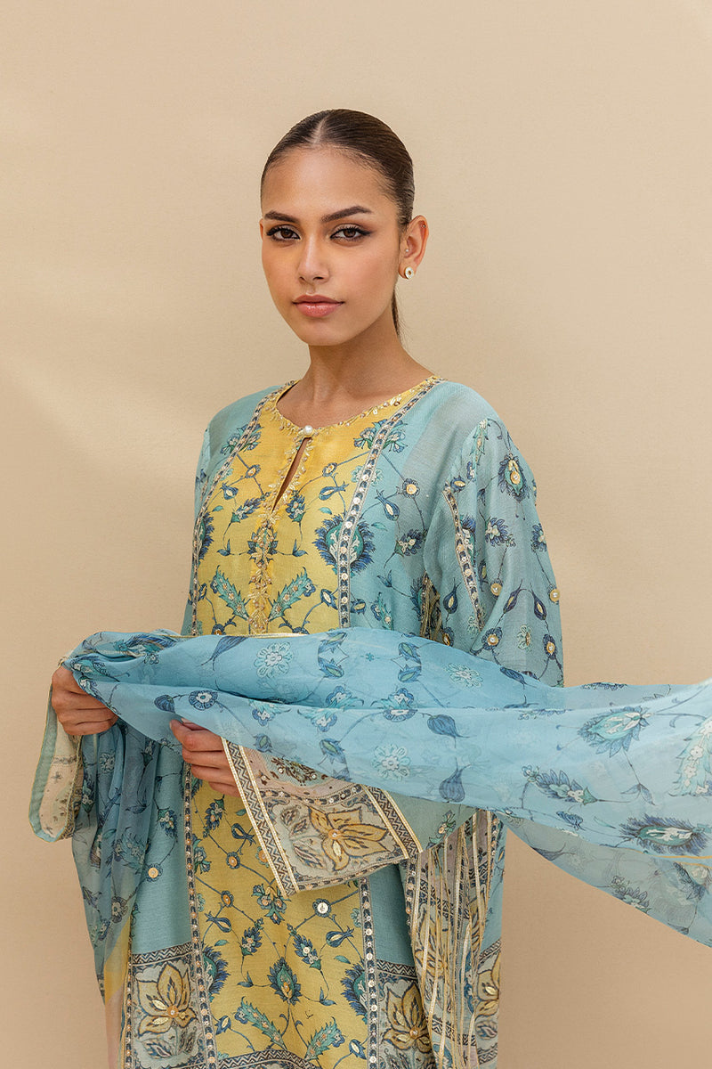 Sania Maskatiya | Mirra Luxury Pret 25 | Aiva (B) - by Libasekhas UK - Registered Vendor of : Sania Maskatiya - 100% Original Designer Dress