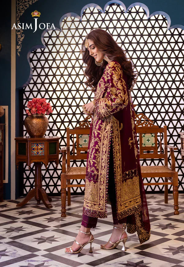 Asim Jofa | Fasana e Ishq Eid Luxury Lawn | AJFI-03 - by - Libasekhas UK - Registered Vendor of : Asim Jofa - 100% Original Designer Dresss