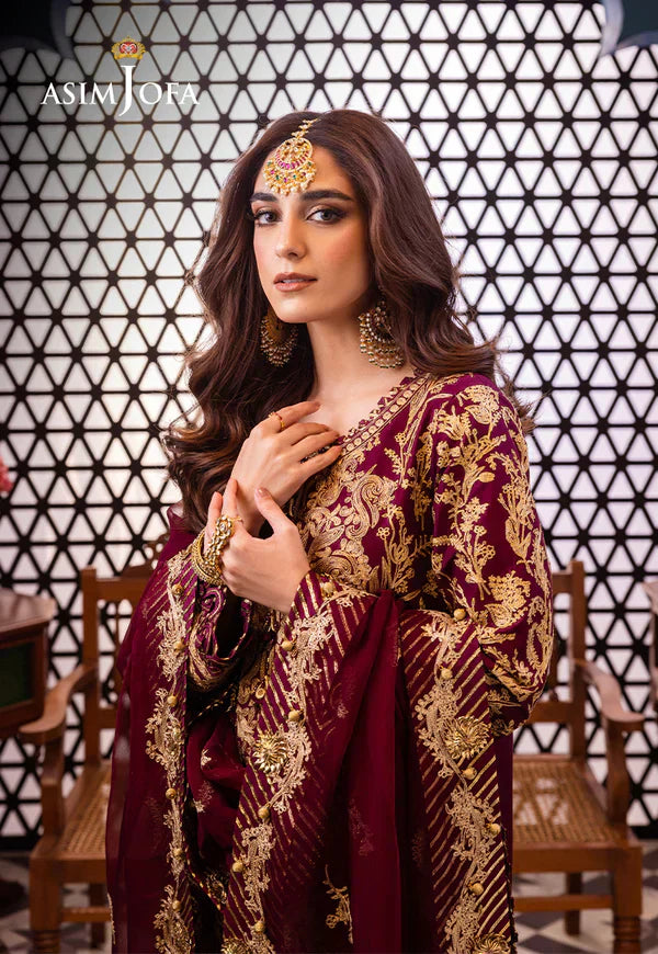 Asim Jofa | Fasana e Ishq Eid Luxury Lawn | AJFI-03 - by - Libasekhas UK - Registered Vendor of : Asim Jofa - 100% Original Designer Dresss