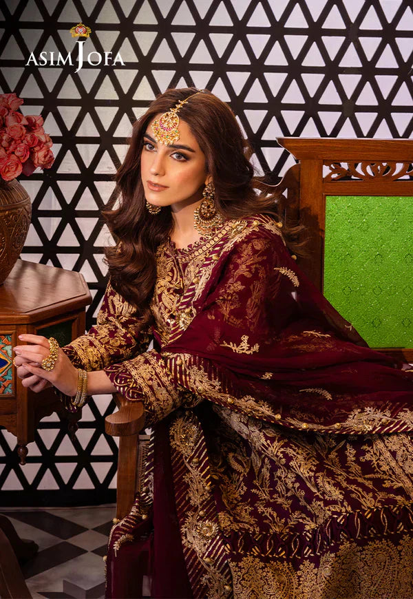 Asim Jofa | Fasana e Ishq Eid Luxury Lawn | AJFI-03 - by - Libasekhas UK - Registered Vendor of : Asim Jofa - 100% Original Designer Dresss