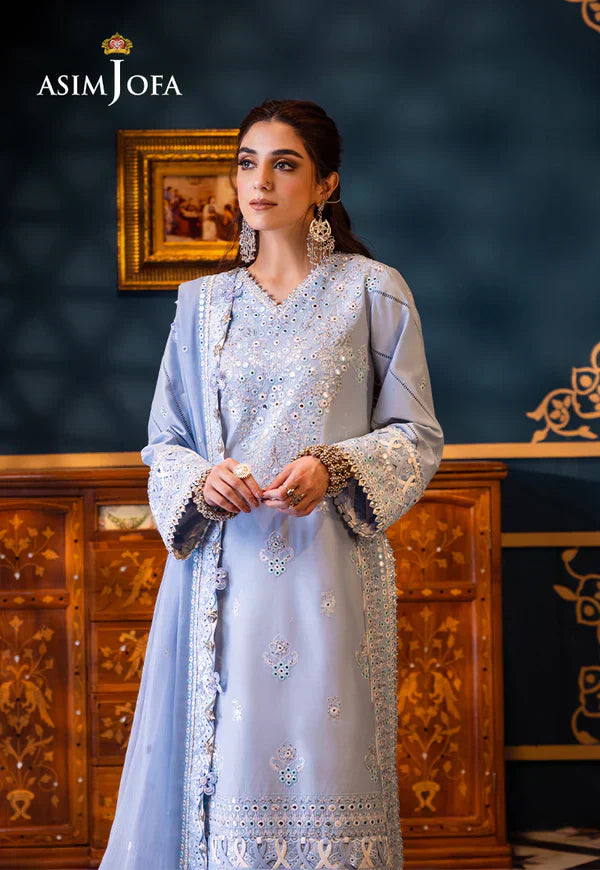 Asim Jofa | Fasana e Ishq Eid Luxury Lawn |AJFI-12 - by - Libasekhas UK - Registered Vendor of : Asim Jofa - 100% Original Designer Dresss