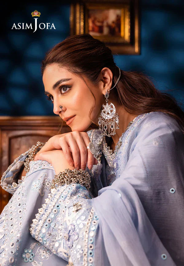 Asim Jofa | Fasana e Ishq Eid Luxury Lawn |AJFI-12 - by - Libasekhas UK - Registered Vendor of : Asim Jofa - 100% Original Designer Dresss