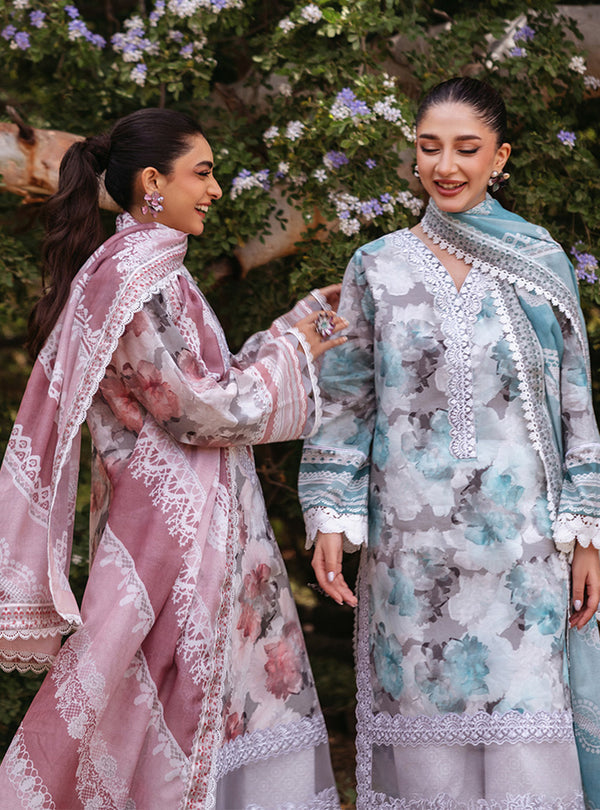 Zainab Chottani | Tahra Lawn 24 | ZINNIA - D 3B - Luxury -  Libasekhas