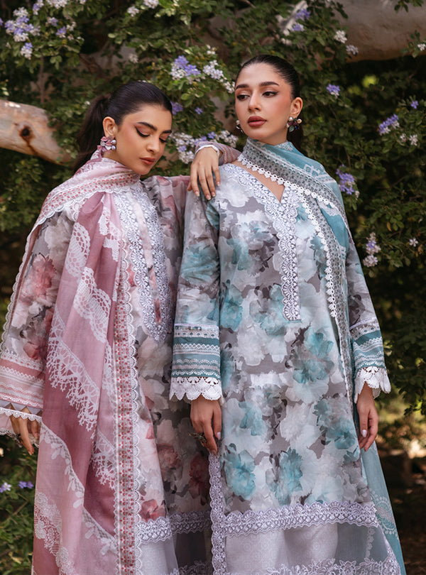 Zainab Chottani | Tahra Lawn 24 | ZINNIA - D 3A - by - Libasekhas UK - Registered Vendor of : Zainab Chottani - 100% Original Designer Dresss