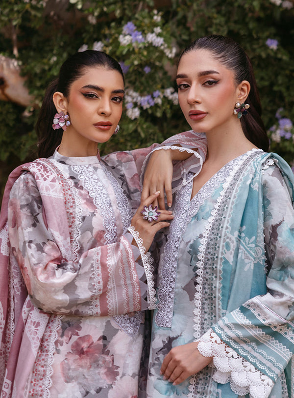 Zainab Chottani | Tahra Lawn 24 | ZINNIA - D 3A - by - Libasekhas UK - Registered Vendor of : Zainab Chottani - 100% Original Designer Dresss