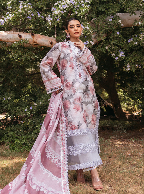 Zainab Chottani | Tahra Lawn 24 | ZINNIA - D 3A - by - Libasekhas UK - Registered Vendor of : Zainab Chottani - 100% Original Designer Dresss