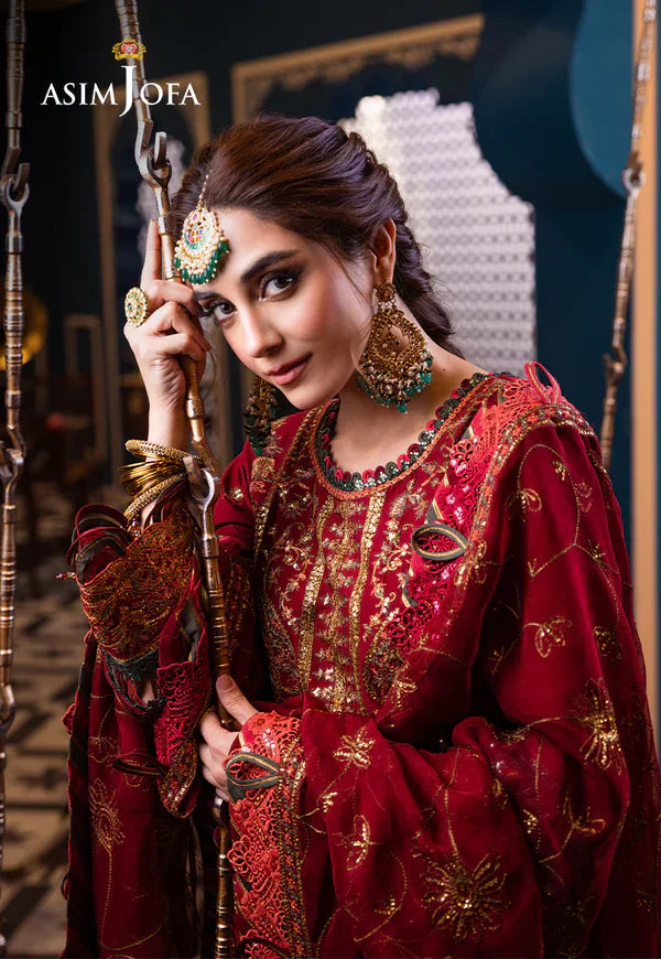 Asim Jofa | Fasana e Ishq Eid Luxury Lawn | AJFI-21 - by - Libasekhas UK - Registered Vendor of : Asim Jofa - 100% Original Designer Dresss