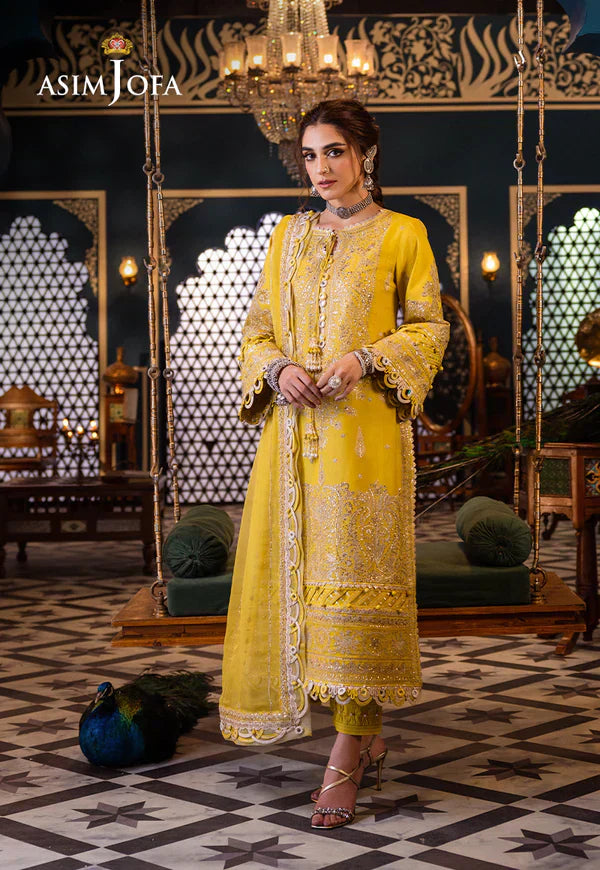 Asim Jofa | Fasana e Ishq Eid Luxury Lawn | AJFI-29 - by - Libasekhas UK - Registered Vendor of : Asim Jofa - 100% Original Designer Dresss