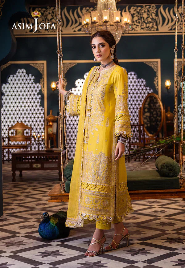 Asim Jofa | Fasana e Ishq Eid Luxury Lawn | AJFI-29 - by - Libasekhas UK - Registered Vendor of : Asim Jofa - 100% Original Designer Dresss