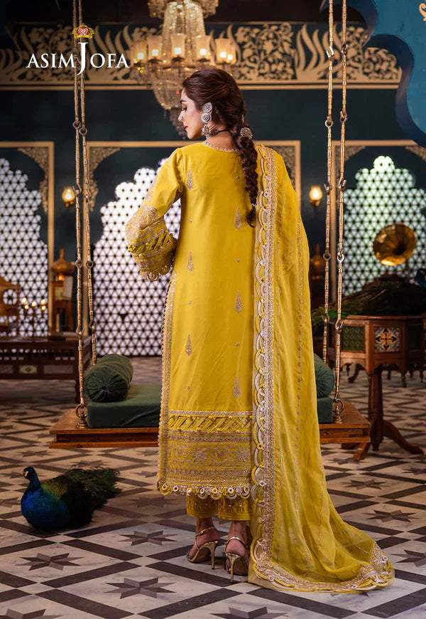 Asim Jofa | Fasana e Ishq Eid Luxury Lawn | AJFI-29 - by - Libasekhas UK - Registered Vendor of : Asim Jofa - 100% Original Designer Dresss