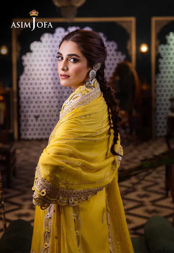 Asim Jofa | Fasana e Ishq Eid Luxury Lawn | AJFI-29 - by - Libasekhas UK - Registered Vendor of : Asim Jofa - 100% Original Designer Dresss