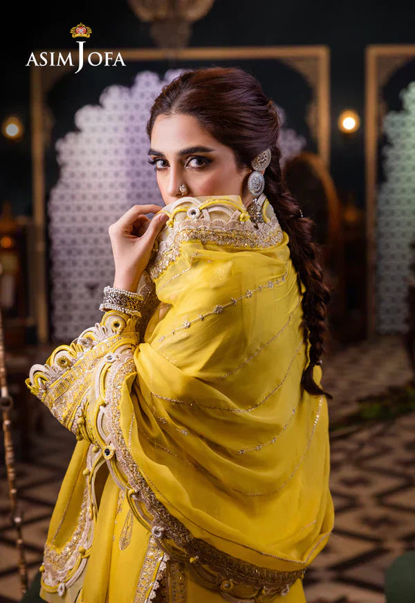 Asim Jofa | Fasana e Ishq Eid Luxury Lawn | AJFI-29 - by - Libasekhas UK - Registered Vendor of : Asim Jofa - 100% Original Designer Dresss