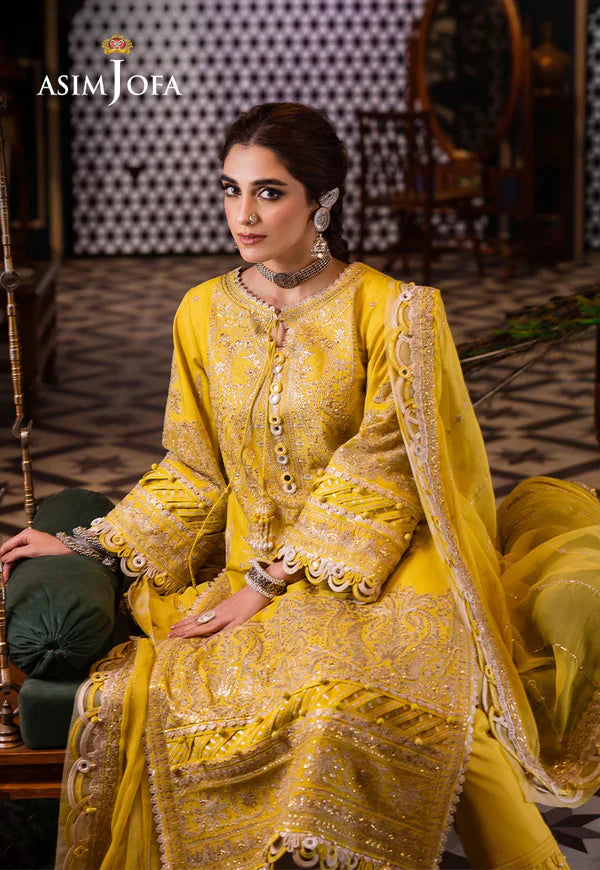 Asim Jofa | Fasana e Ishq Eid Luxury Lawn | AJFI-29 - by - Libasekhas UK - Registered Vendor of : Asim Jofa - 100% Original Designer Dresss