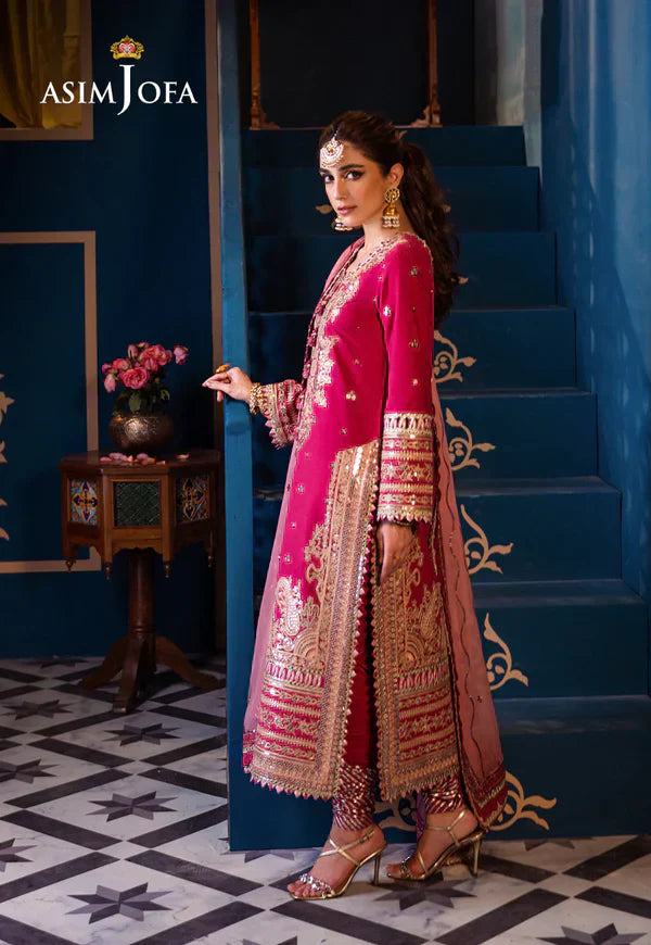 Asim Jofa | Fasana e Ishq Eid Luxury Lawn | AJFI-18 - by - Libasekhas UK - Registered Vendor of : Asim Jofa - 100% Original Designer Dresss