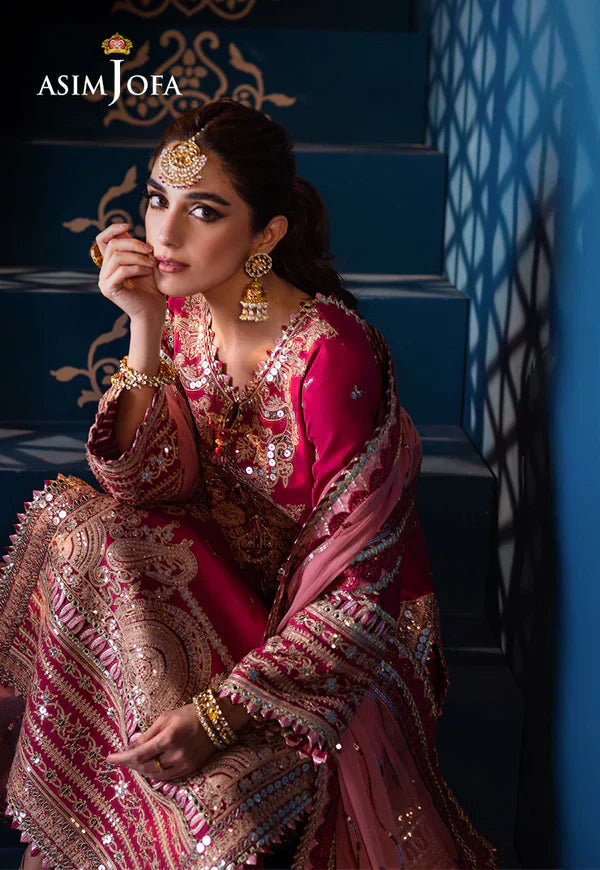 Asim Jofa | Fasana e Ishq Eid Luxury Lawn | AJFI-18 - by - Libasekhas UK - Registered Vendor of : Asim Jofa - 100% Original Designer Dresss