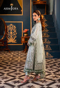 Asim Jofa | Fasana e Ishq Eid Luxury Lawn | AJFI-17 - by - Libasekhas UK - Registered Vendor of : Asim Jofa - 100% Original Designer Dresss