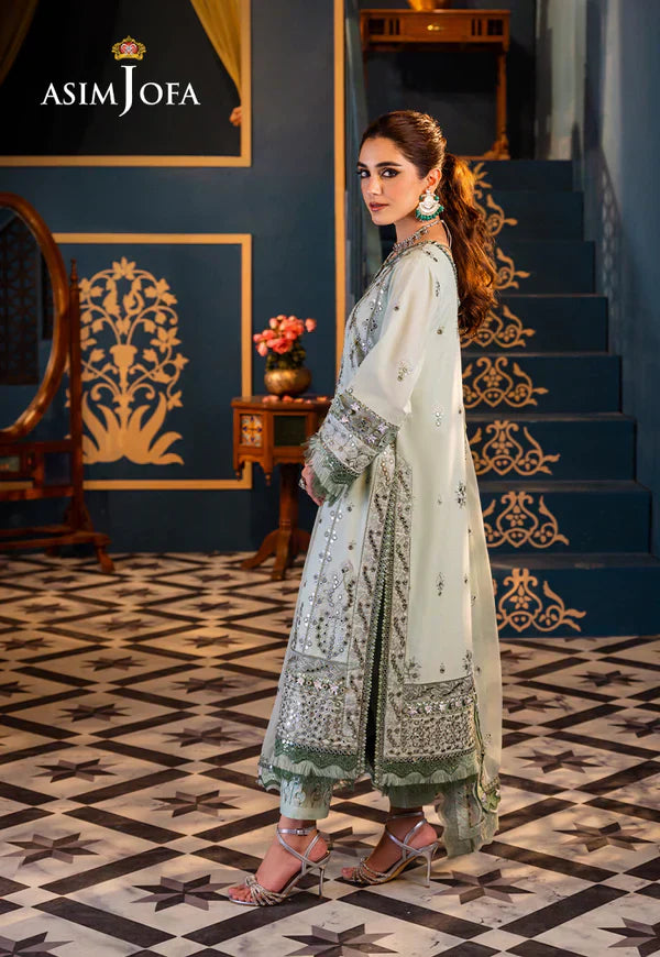 Asim Jofa | Fasana e Ishq Eid Luxury Lawn | AJFI-17 - by - Libasekhas UK - Registered Vendor of : Asim Jofa - 100% Original Designer Dresss