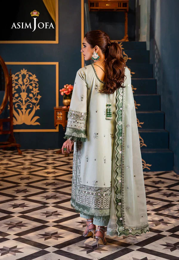 Asim Jofa | Fasana e Ishq Eid Luxury Lawn | AJFI-17 - by - Libasekhas UK - Registered Vendor of : Asim Jofa - 100% Original Designer Dresss