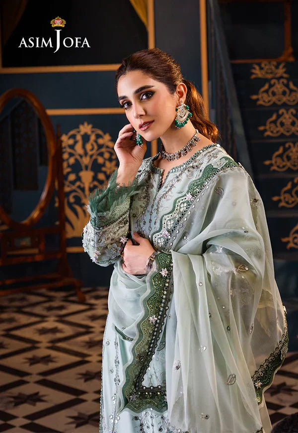 Asim Jofa | Fasana e Ishq Eid Luxury Lawn | AJFI-17 - by - Libasekhas UK - Registered Vendor of : Asim Jofa - 100% Original Designer Dresss
