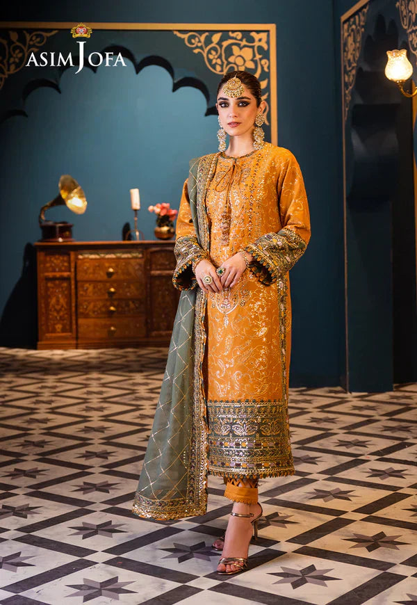 Asim Jofa | Fasana e Ishq Eid Luxury Lawn | AJFI-26 - by - Libasekhas UK - Registered Vendor of : Asim Jofa - 100% Original Designer Dresss