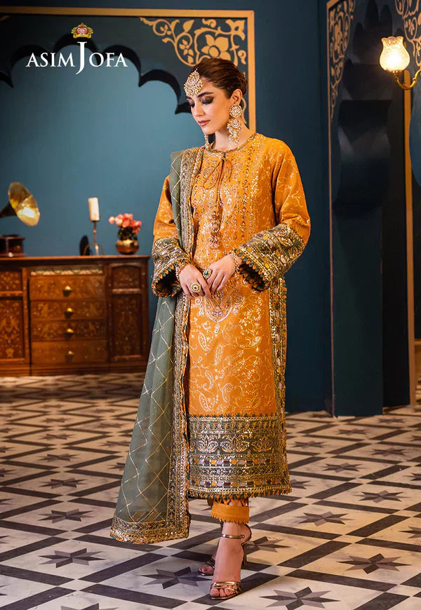 Asim Jofa | Fasana e Ishq Eid Luxury Lawn | AJFI-26 - by - Libasekhas UK - Registered Vendor of : Asim Jofa - 100% Original Designer Dresss