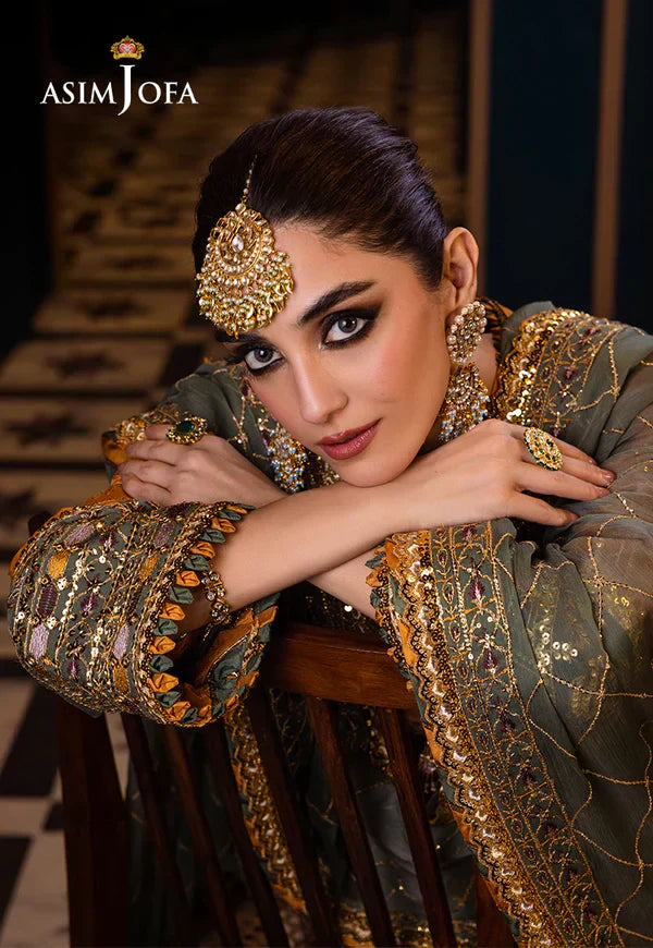Asim Jofa | Fasana e Ishq Eid Luxury Lawn | AJFI-26 - by - Libasekhas UK - Registered Vendor of : Asim Jofa - 100% Original Designer Dresss