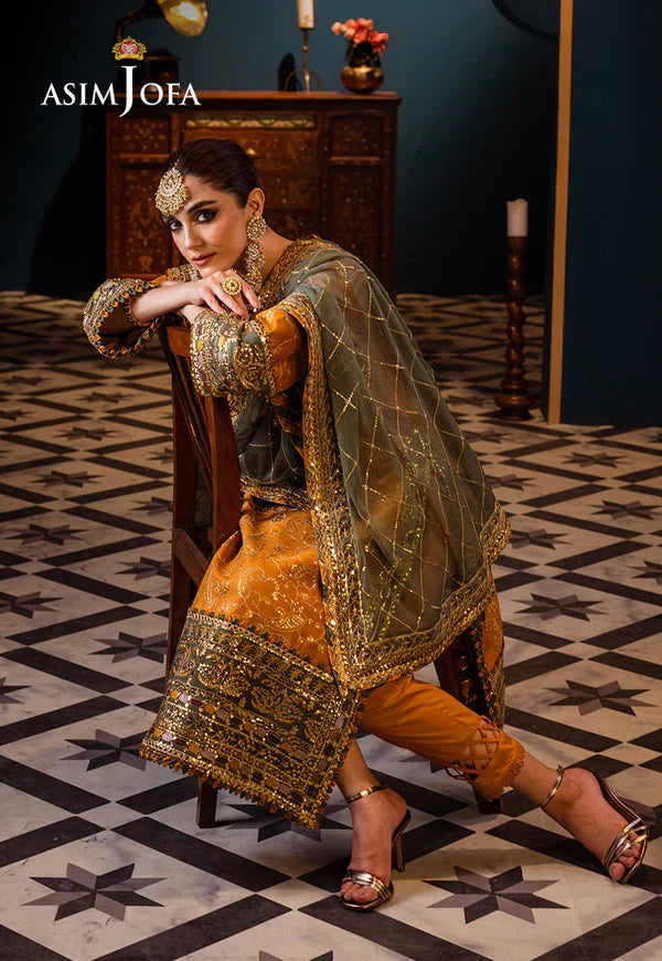 Asim Jofa | Fasana e Ishq Eid Luxury Lawn | AJFI-26 - by - Libasekhas UK - Registered Vendor of : Asim Jofa - 100% Original Designer Dresss