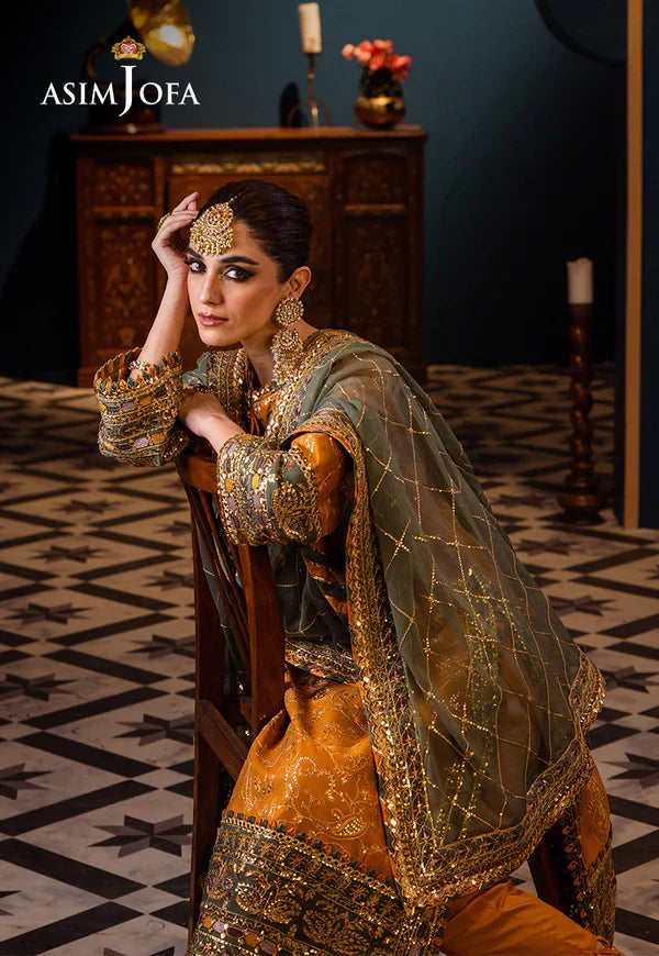 Asim Jofa | Fasana e Ishq Eid Luxury Lawn | AJFI-26 - by - Libasekhas UK - Registered Vendor of : Asim Jofa - 100% Original Designer Dresss