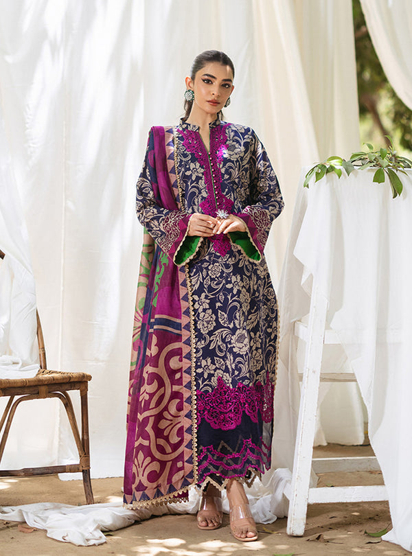 Zainab Chottani | Tahra Lawn 24 | TAMARA - D 7B - by - Libasekhas UK - Registered Vendor of : Zainab Chottani - 100% Original Designer Dresss