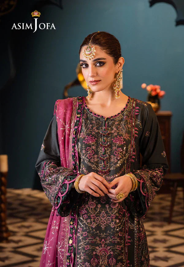 Asim Jofa | Fasana e Ishq Eid Luxury Lawn | AJFI-23 - by - Libasekhas UK - Registered Vendor of : Asim Jofa - 100% Original Designer Dresss