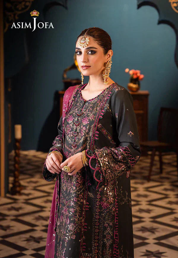 Asim Jofa | Fasana e Ishq Eid Luxury Lawn | AJFI-23 - by - Libasekhas UK - Registered Vendor of : Asim Jofa - 100% Original Designer Dresss