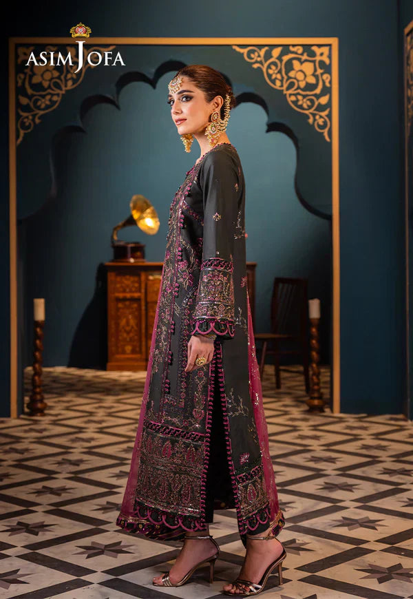 Asim Jofa | Fasana e Ishq Eid Luxury Lawn | AJFI-23 - by - Libasekhas UK - Registered Vendor of : Asim Jofa - 100% Original Designer Dresss