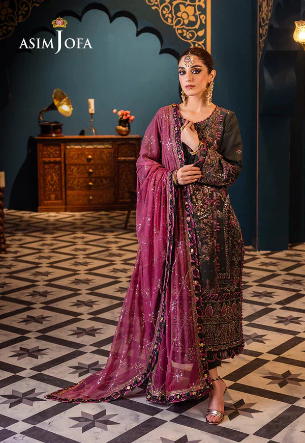 Asim Jofa | Fasana e Ishq Eid Luxury Lawn | AJFI-23 - by - Libasekhas UK - Registered Vendor of : Asim Jofa - 100% Original Designer Dresss