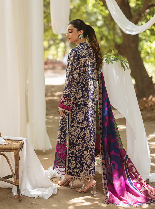 Zainab Chottani | Tahra Lawn 24 | TAMARA - D 7B - by - Libasekhas UK - Registered Vendor of : Zainab Chottani - 100% Original Designer Dresss