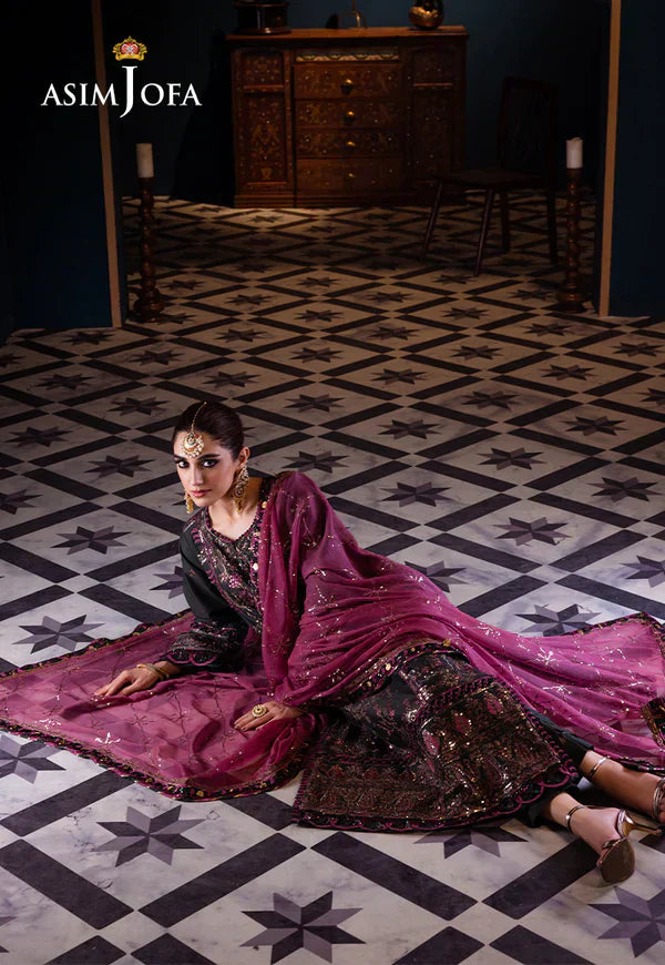 Asim Jofa | Fasana e Ishq Eid Luxury Lawn | AJFI-23 - by - Libasekhas UK - Registered Vendor of : Asim Jofa - 100% Original Designer Dresss